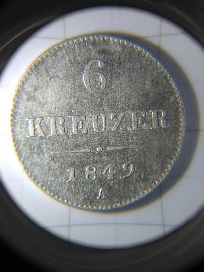 6 Kreuzer 1849A