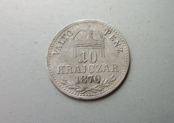10 krejcarů 1870 FJI