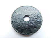 20 Bani 1906 - 1. mince s dírou