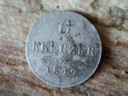 6.Kreuzer 1849 A
