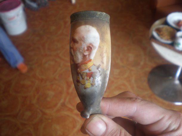 Porcelánová fajfka Franz Josef