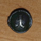 Číslovaný knoflík (RU Zeměbranecký pěší pluk č. 1)