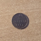 Slušnější 1/2 Kreuzer 1851 (půlkrejcar)