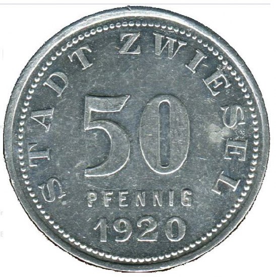 50 Pfennig - Zwiesel