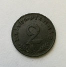 2 Reichspfennig 1938 D