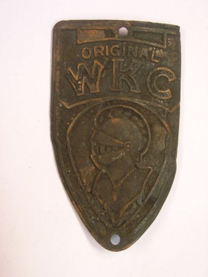 WKC štítek z kola