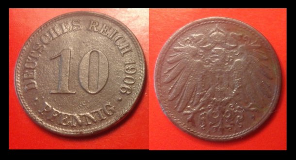 10 pfennig 1906 A
