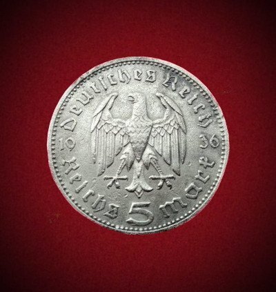 ►5 Reichsmark 1936 A◄