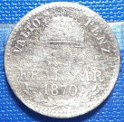 10 krejcar Maďar 1870