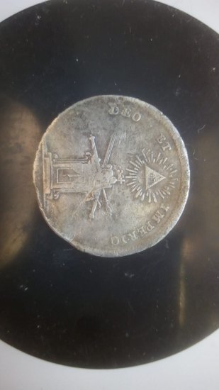 Stříbrná mince(žeton)