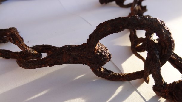 Starý kovaný řetěz