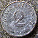 Německo - Třetí říše (1933–1945) – 2 Pfennig