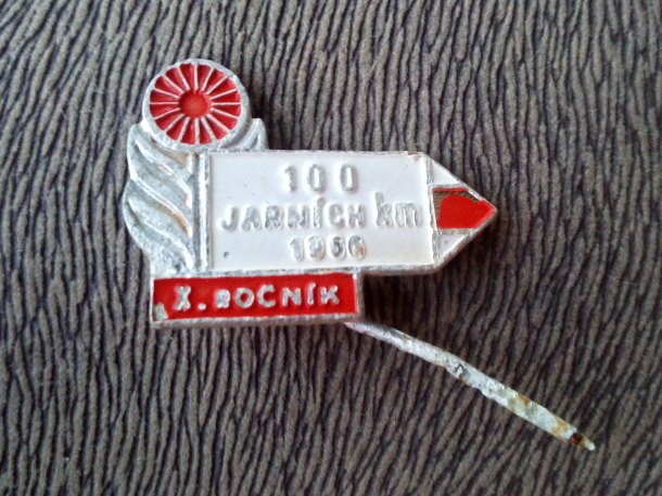 Odznak 100 JARNÍCH Km 1966