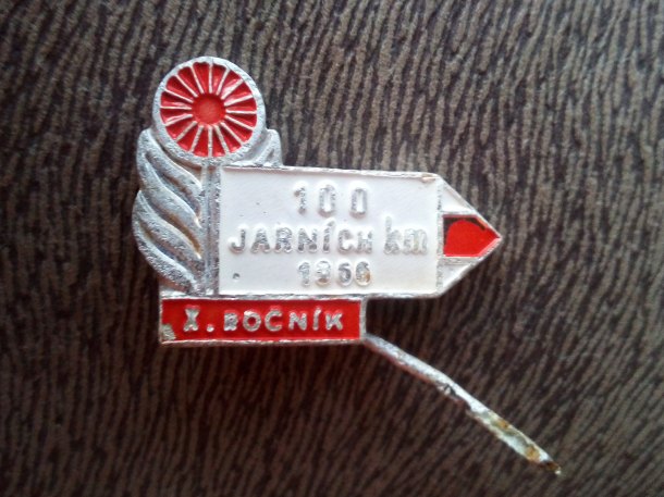 Odznak 100 JARNÍCH Km 1966