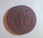 10 centimes 1924 Lucembursko