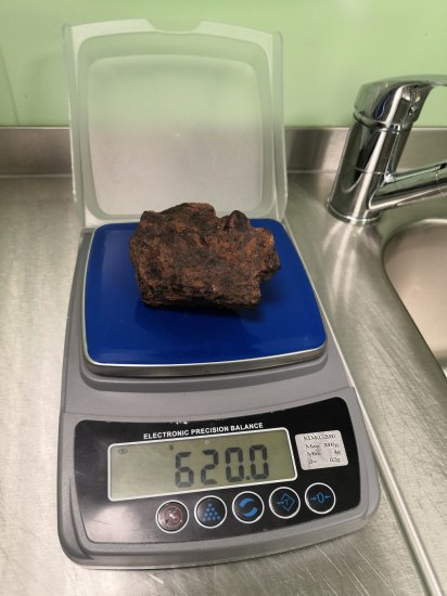 Siderit - zelezity meteorit