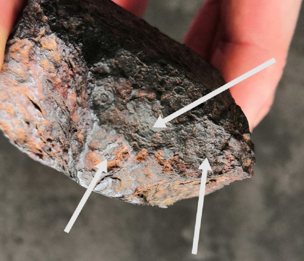 Siderit - zelezity meteorit