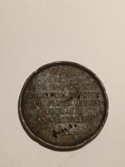 Medaile Pius IX 1849