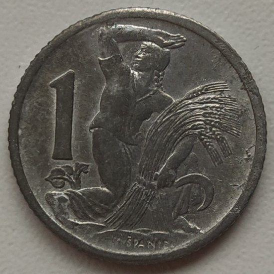 1 koruna 1950