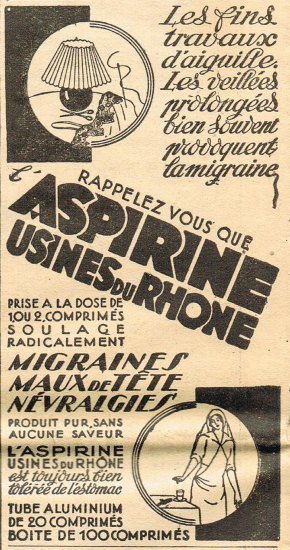 UPR ASPIRINE Usine Produit du Rhone