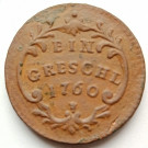 Ein Greschl 1760, vynikající stav mince!