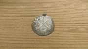 10 Sol Ludvík XIV 1707 AG (medailon z francouzské mince)