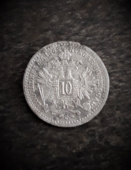 10 kreuzer 1868