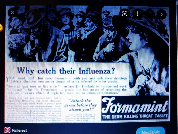 Tablety proti španělské chřipce