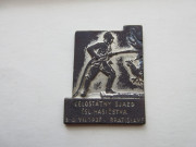 Odznak- Celoštátní sjazd Čsl. Hasičstva. 3.-6. VII. 1937 v Bratislavě.