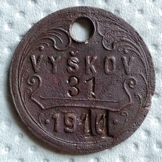 Psí známka 1911