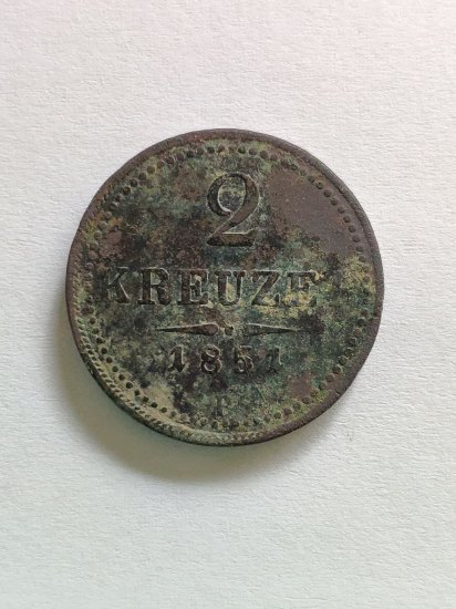 2 Kreuzer 1851