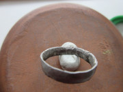 Ag  prsten  vytepán z Ag 10 kr  asi FJ1.