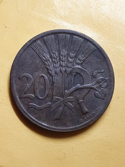 20 haléřů 1927