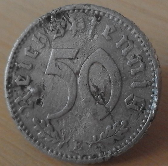 50 reichspfennig 1935 E