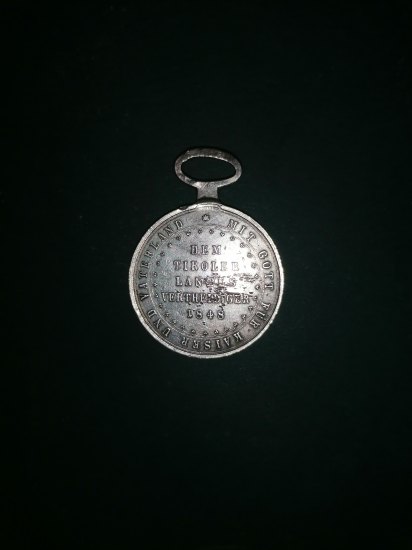 Stříbrná pamětní medaile Obránce Tyrol