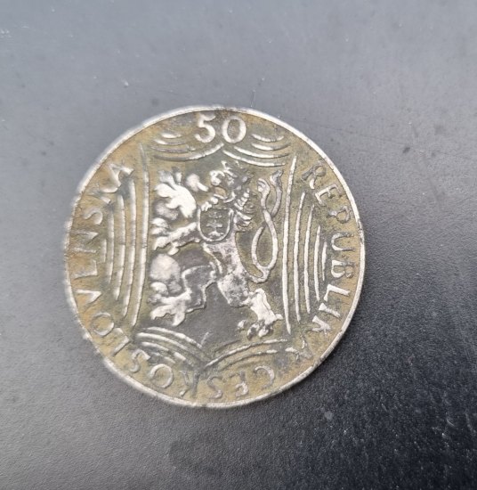 Pamětní stříbrná 50 koruna Stalin 1949