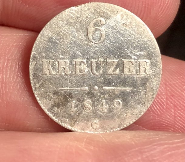 6 Kreuzer 1849 C