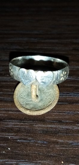 Zásnubní stříbrný prsten