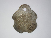 Psí známka z roku 1874