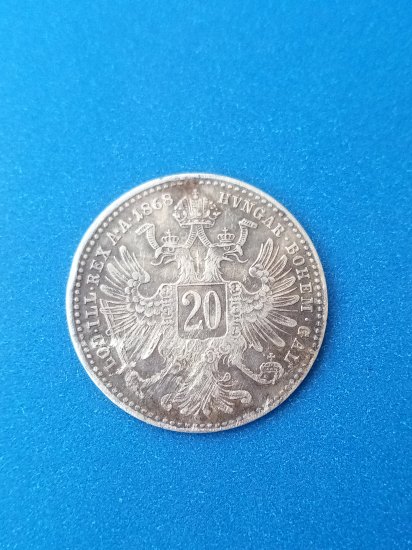 20 kreuzer 1868