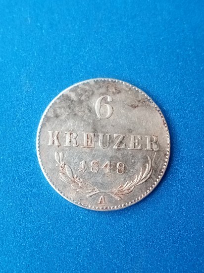 6 kreuzer1848