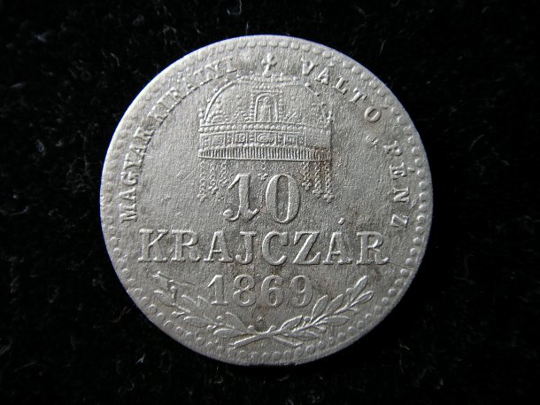10 Krajczár 1869 KB