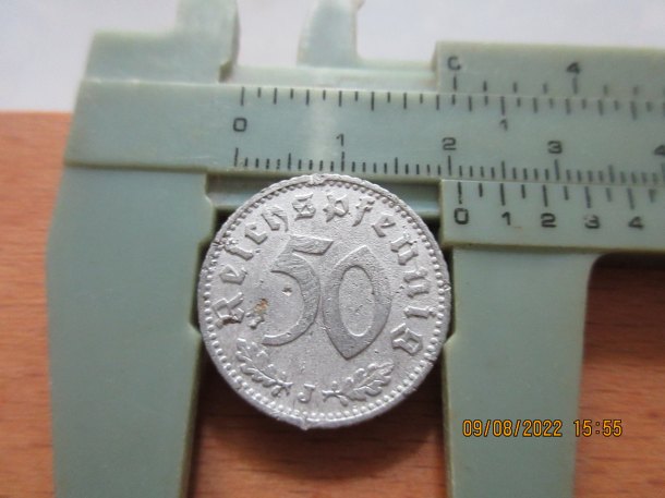50  Pfennig 1939  Něměcká říše