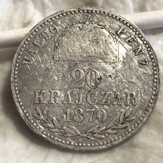 20 kreuzer 1870 GYF