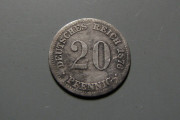 20 pfennig 1876 A Wilhelm I. Pruský