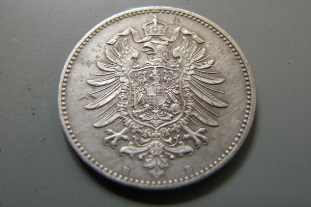 1 Mark 1875 B Wilhelm I. Pruský