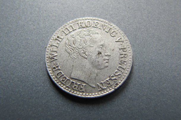 Fridrich Vilém III. 1/2 stříbrného groše 1822