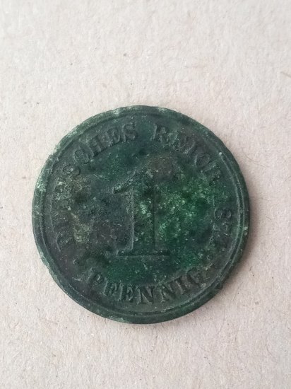 1 pfennig 1877