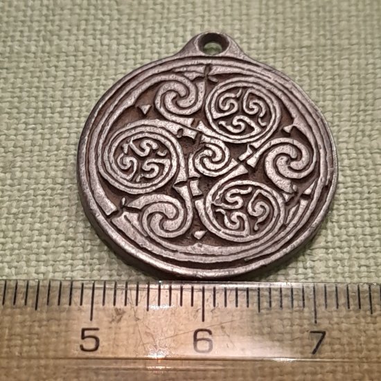 Celtic Infinity Spiral privesek