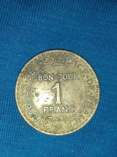 -- 1 frank 1923 --